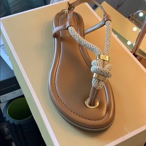 Michael Kors holly sandal rope size 5